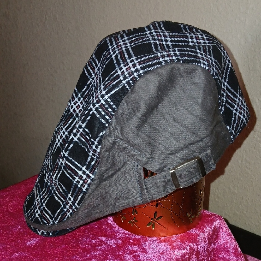 Plaid Newsboy Cap